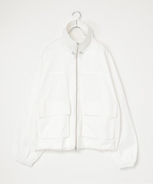 notch.（ノッチ）の「CNスタンドジップブルゾン（ブルゾン・レディース・ブラック/グレイッシュベージュ/オフホワイト・M）」の14枚目の写真