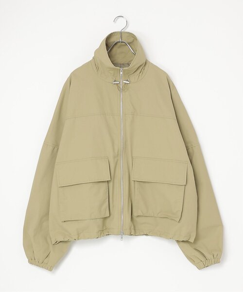 notch.（ノッチ）の「CNスタンドジップブルゾン（ブルゾン・レディース・ブラック/グレイッシュベージュ/オフホワイト・M）」の15枚目の写真