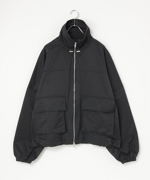 notch.（ノッチ）の「CNスタンドジップブルゾン（ブルゾン・レディース・ブラック/グレイッシュベージュ/オフホワイト・M）」の16枚目の写真