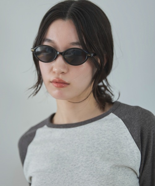 feepur（フェピュール）の「オーバルフレームグラス（サングラス・レディース・クリアブラウン/ブラウン/ブラック/クリア・FREE）」の7枚目の写真