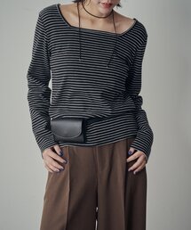 【着回し抜群!】前後2WAYネックプルオーバー