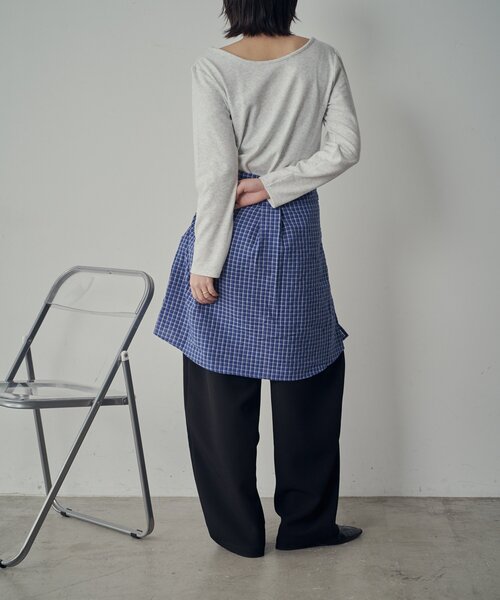 goocy（グーシー）の「【着回し抜群！】前後2WAYネックプルオーバー（Tシャツ/カットソー・レディース・ブラック/ブラック系その他/アイボリー/ライトグレー/グレー/ピンク・FREE）」の12枚目の写真