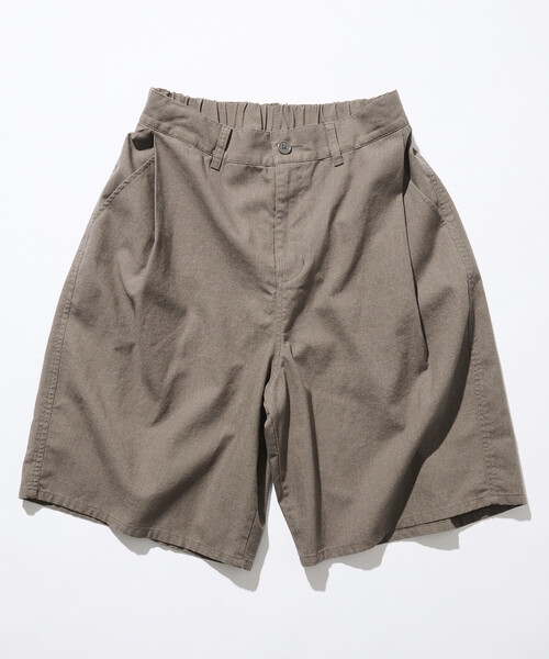 FREAK'S STORE（フリークスストア）の「限定展開 ウォッシャブル リネンミックス ショーツ 短パン ハーフパンツ ショートパンツ（その他パンツ・メンズ・チャコールグレー/ブラック/ベージュ・SMALL/MEDIUM/LARGE）」の11枚目の写真