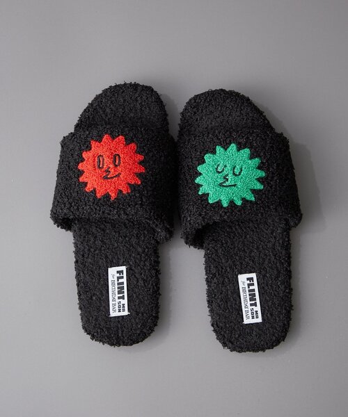 BIRTHDAY BAR（バースデイバー）の「【POTLUCK PASTA PARTY】タフティングスリッパ　2サイズ展開（ルームシューズ/スリッパ・レディース・ネイビー/グリーン・0）」の12枚目の写真