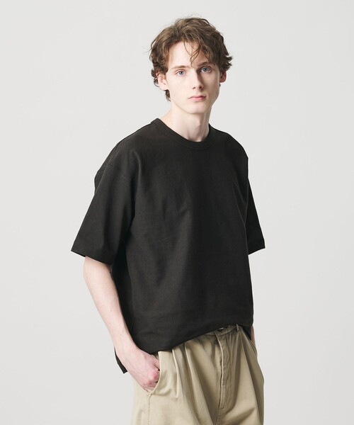 BEAUTY&YOUTH UNITED ARROWS(ビューティーアンドユースユナイテッドアローズ)の「"THE HEAVY" 10oz ヘビー ワイド クルーネック Tシャツ(Tシャツ/カットソー・メンズ・レッド/ホワイト/ダークグレー/シルバー・M/XL/L/S/XXL)」の2枚目の写真