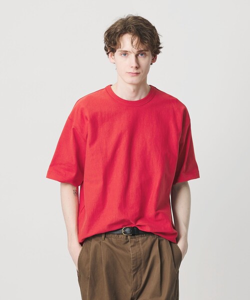 BEAUTY&YOUTH UNITED ARROWS(ビューティーアンドユースユナイテッドアローズ)の「"THE HEAVY" 10oz ヘビー ワイド クルーネック Tシャツ(Tシャツ/カットソー・メンズ・レッド/ホワイト/ダークグレー/シルバー・M/XL/L/S/XXL)」の10枚目の写真