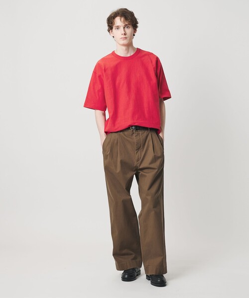 BEAUTY&YOUTH UNITED ARROWS(ビューティーアンドユースユナイテッドアローズ)の「"THE HEAVY" 10oz ヘビー ワイド クルーネック Tシャツ(Tシャツ/カットソー・メンズ・レッド/ホワイト/ダークグレー/シルバー・M/XL/L/S/XXL)」の11枚目の写真
