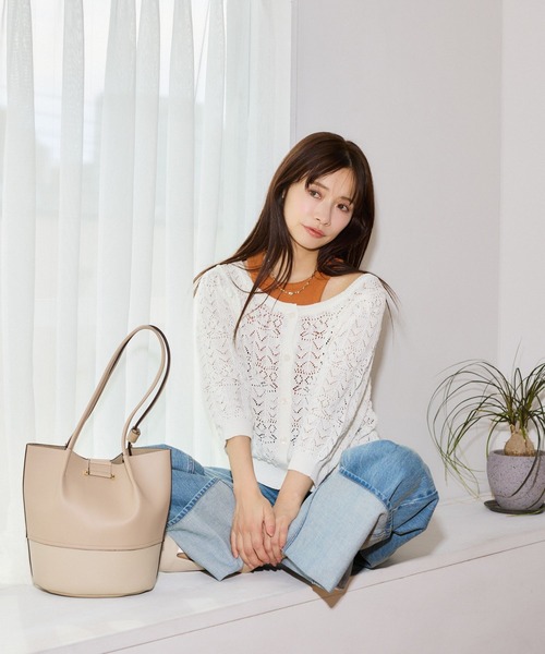 mysty woman（ミスティウーマン）の「カップツキアメスリタンク 666287（タンクトップ・レディース・レッド/オレンジ/アイボリー/ブラック・FREE）」の6枚目の写真