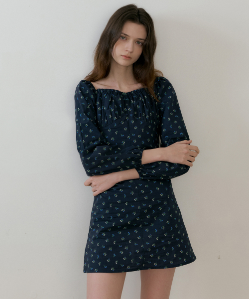 REORG(リオルグ)の「BATD FLOWER FRONT BANDING MINI OPS NAVY(ワンピース・レディース・その他・SMALL/MEDIUM)」の3枚目の写真