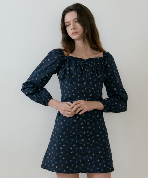 REORG(リオルグ)の「BATD FLOWER FRONT BANDING MINI OPS NAVY(ワンピース・レディース・その他・SMALL/MEDIUM)」の4枚目の写真