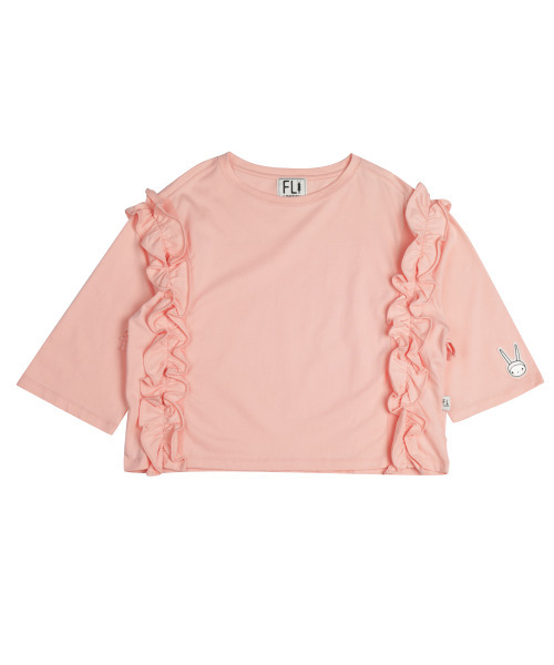 FIFI LAPIN(フィフィラパン)の「プリンセスラインラッフル5部袖Tシャツ/FS7WT71W BLACK(Tシャツ/カットソー・レディース・その他・FREE)」の4枚目の写真