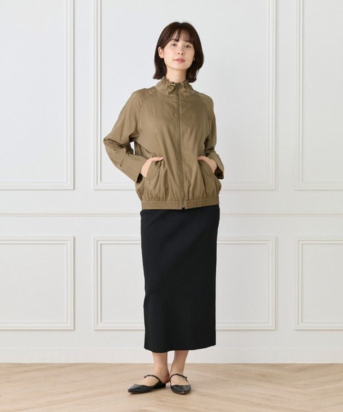 LE SOUK（ルスーク）の「ウェザーニドムバイオ ジップアップブルゾン（ブルゾン・レディース・カーキ/ダークブラウン・フリー）」の8枚目の写真