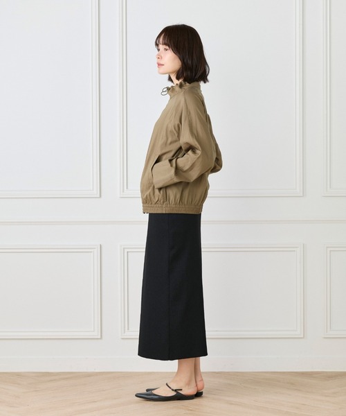 LE SOUK（ルスーク）の「ウェザーニドムバイオ ジップアップブルゾン（ブルゾン・レディース・カーキ/ダークブラウン・フリー）」の10枚目の写真