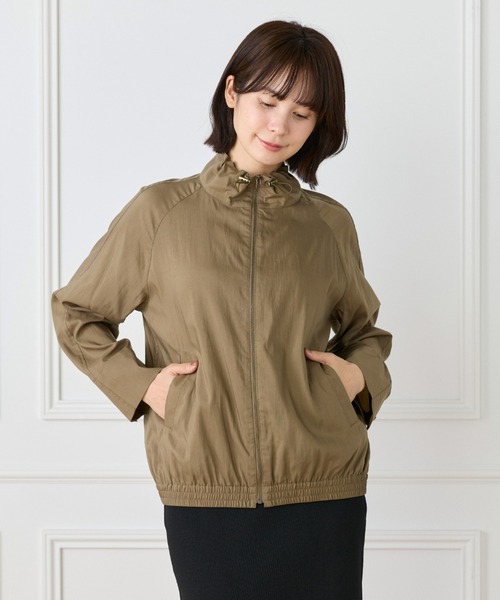 LE SOUK（ルスーク）の「ウェザーニドムバイオ ジップアップブルゾン（ブルゾン・レディース・カーキ/ダークブラウン・フリー）」の16枚目の写真