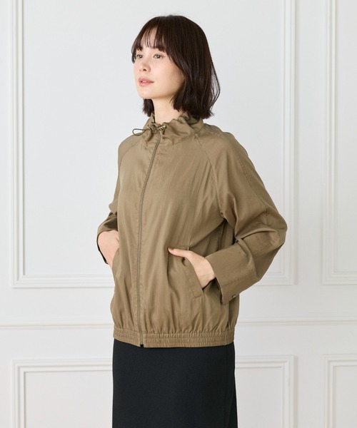 LE SOUK（ルスーク）の「ウェザーニドムバイオ ジップアップブルゾン（ブルゾン・レディース・カーキ/ダークブラウン・フリー）」の17枚目の写真
