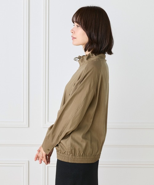 LE SOUK（ルスーク）の「ウェザーニドムバイオ ジップアップブルゾン（ブルゾン・レディース・カーキ/ダークブラウン・フリー）」の18枚目の写真