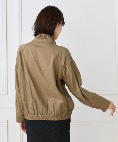 LE SOUK（ルスーク）の「ウェザーニドムバイオ ジップアップブルゾン（ブルゾン・レディース・カーキ/ダークブラウン・フリー）」の19枚目の写真