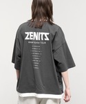 Alfred Alex(アルフレッドアレックス)の【Alfred Alex】Layered Oversized Tour Tee / ヴィンテージライク フェイクレイヤード オーバーサイズ バンドTシャツ