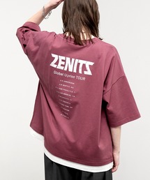 【Alfred Alex】Layered Oversized Tour Tee / ヴィンテージライク フェイクレイヤード オーバーサイズ バンドTシャツ