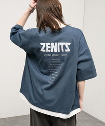 【Alfred Alex】Layered Oversized Tour Tee / ヴィンテージライク フェイクレイヤード オーバーサイズ バンドTシャツ