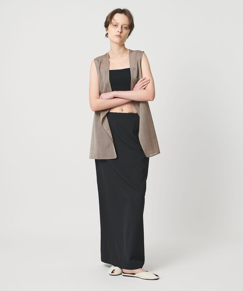 AEWEN MATOPH（イウエン マトフ）の「＜AEWEN MATOPH＞シアーベスト（ベスト・レディース・ブラック/モカ・FREE）」の10枚目の写真