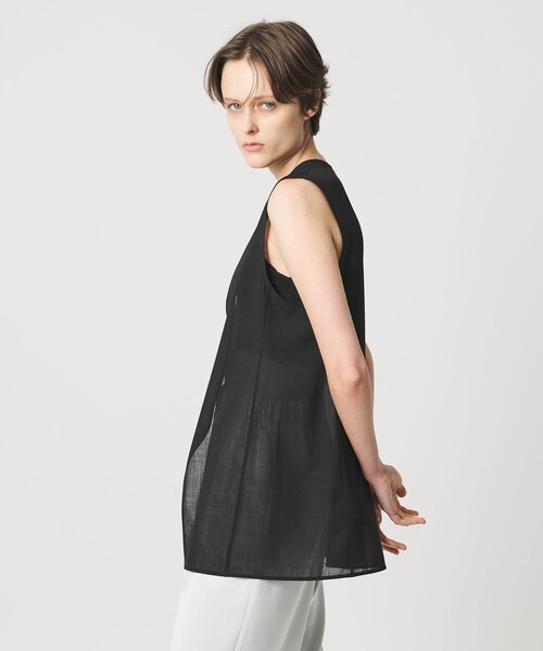 AEWEN MATOPH（イウエン マトフ）の「＜AEWEN MATOPH＞シアーベスト（ベスト・レディース・ブラック/モカ・FREE）」の13枚目の写真