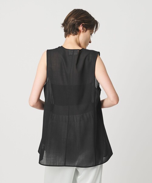 AEWEN MATOPH（イウエン マトフ）の「＜AEWEN MATOPH＞シアーベスト（ベスト・レディース・ブラック/モカ・FREE）」の14枚目の写真