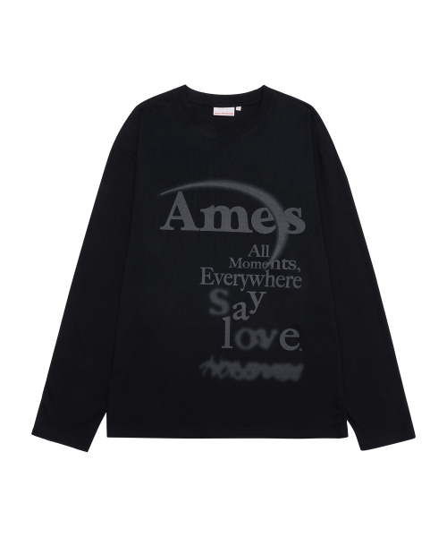 AMESWORLDWIDE(アメスワールドワイド)の「BIG TYPO LONGSLEEVE TEE BLACK(Tシャツ/カットソー・レディース・その他・SMALL/MEDIUM/LARGE)」の11枚目の写真