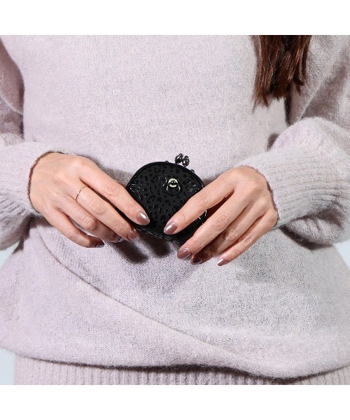 JAM HOME MADE(ジャムホームメイド)の「印伝/印傳屋 鹿革 レザー ガマコインケース レオパード/ブランド/コラボ/メンズ/人気(コインケース・メンズ・ブラック・ONE SIZE)」の5枚目の写真