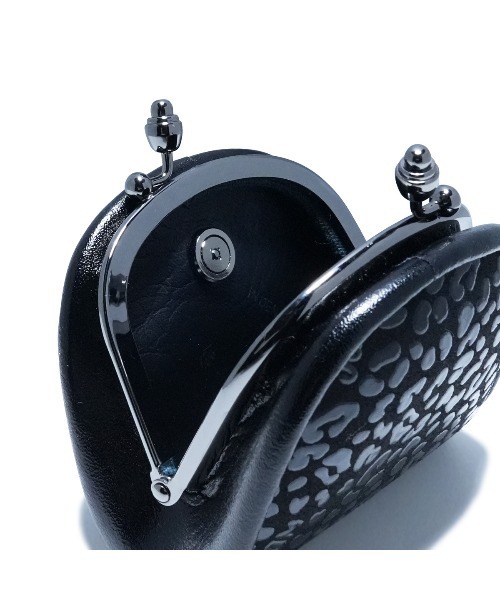 JAM HOME MADE(ジャムホームメイド)の「印伝/印傳屋 鹿革 レザー ガマコインケース レオパード/ブランド/コラボ/メンズ/人気(コインケース・メンズ・ブラック・ONE SIZE)」の10枚目の写真