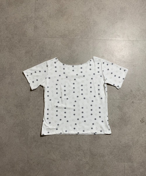 lilful(リルフル)の「【26年春夏新作】羽刺繍 星ドット柄 ワンショルダートップス(Tシャツ/カットソー・レディース・ホワイト・L/M)」の19枚目の写真