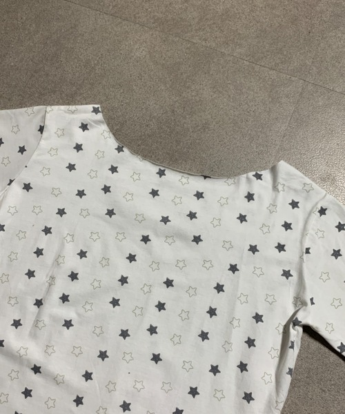 lilful(リルフル)の「【26年春夏新作】羽刺繍 星ドット柄 ワンショルダートップス(Tシャツ/カットソー・レディース・ホワイト・L/M)」の17枚目の写真
