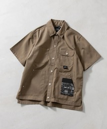 TAION（タイオン）の「【TAION(タイオン)】〈ユニセックス〉ノンダウン ワーク ハーフスリーブ シャツ（シャツ/ブラウス）」