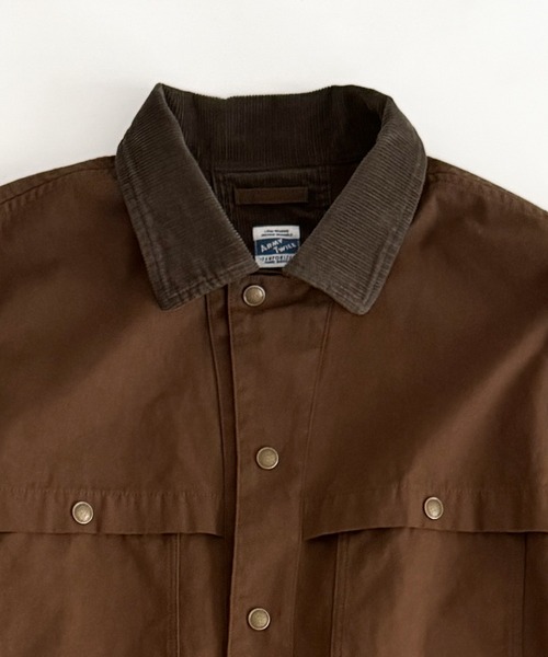 CANAL JEAN(キャナルジーン)の「ARMY TWILL ダックロガージャケット(その他アウター・レディース・ブラウン・LARGE)」の3枚目の写真