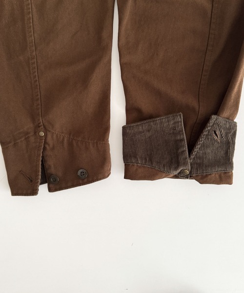 CANAL JEAN(キャナルジーン)の「ARMY TWILL ダックロガージャケット(その他アウター・レディース・ブラウン・LARGE)」の5枚目の写真