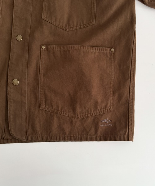 CANAL JEAN(キャナルジーン)の「ARMY TWILL ダックロガージャケット(その他アウター・レディース・ブラウン・LARGE)」の7枚目の写真