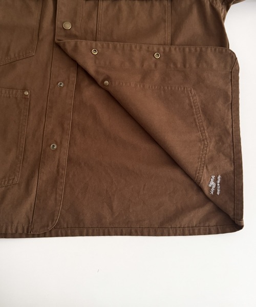 CANAL JEAN(キャナルジーン)の「ARMY TWILL ダックロガージャケット(その他アウター・レディース・ブラウン・LARGE)」の8枚目の写真