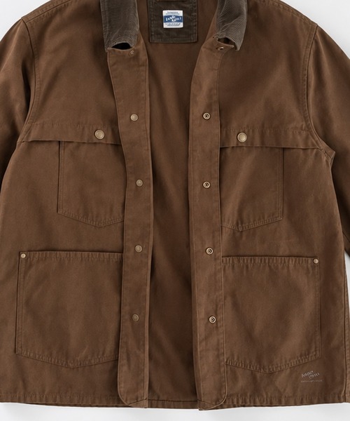 CANAL JEAN(キャナルジーン)の「ARMY TWILL ダックロガージャケット(その他アウター・レディース・ブラウン・LARGE)」の9枚目の写真