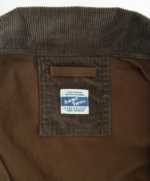 CANAL JEAN(キャナルジーン)の「ARMY TWILL ダックロガージャケット(その他アウター・レディース・ブラウン・LARGE)」の11枚目の写真
