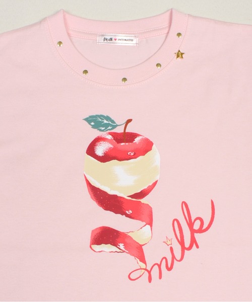 MILK(ミルク)の「Apple Talk Tシャツ(Tシャツ/カットソー・レディース・B/A・FREE)」の12枚目の写真