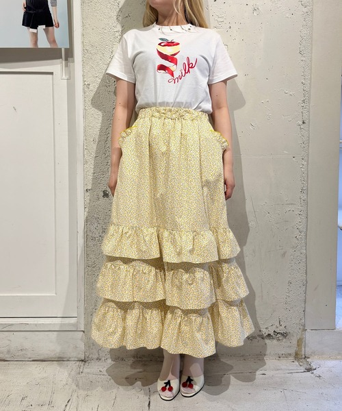 MILK(ミルク)の「Apple Talk Tシャツ(Tシャツ/カットソー・レディース・B/A・FREE)」の6枚目の写真