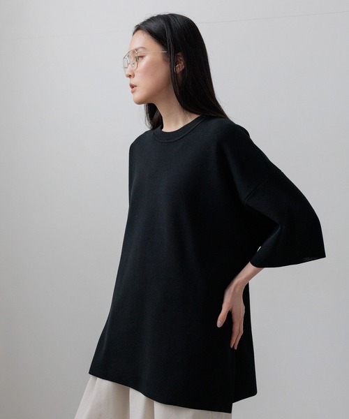 LOWRYS FARM（ローリーズファーム）の「【LFM(U)】１４ＧハーフミラノクルーＴＳＳ/接触冷感　 676296（Tシャツ/カットソー・メンズ・ブラウン/その他/ライトピンク/ブラック・MEDIUM/LARGE）」の17枚目の写真