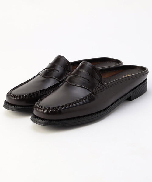 FREAK'S STORE(フリークスストア)の「G.H.BASS/ジーエイチバス PENNY SLIDE 販路限定/ペニースライド/ローファーミュール(ローファー・レディース・ブラウン/ブラック・7.5/7/6.5/6)」の1枚目の写真