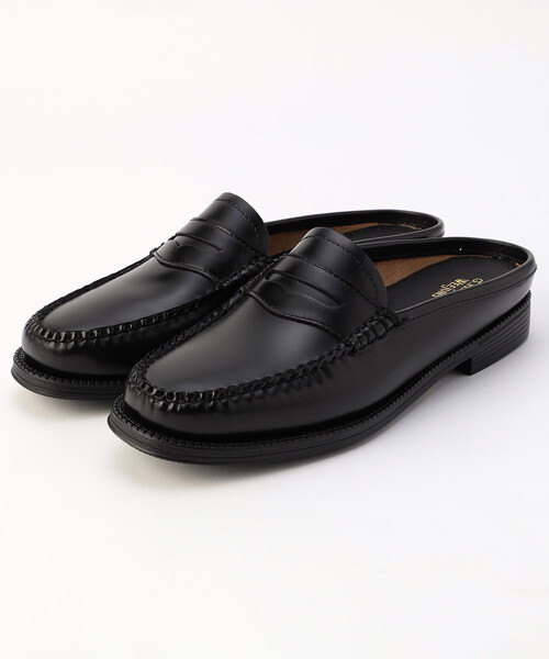 FREAK'S STORE(フリークスストア)の「G.H.BASS/ジーエイチバス PENNY SLIDE 販路限定/ペニースライド/ローファーミュール(ローファー・レディース・ブラウン/ブラック・7.5/7/6.5/6)」の2枚目の写真