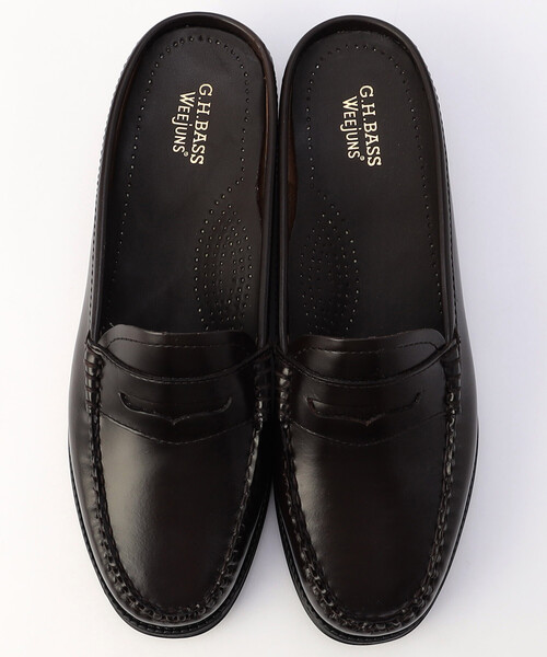 FREAK'S STORE(フリークスストア)の「G.H.BASS/ジーエイチバス PENNY SLIDE 販路限定/ペニースライド/ローファーミュール(ローファー・レディース・ブラウン/ブラック・7.5/7/6.5/6)」の3枚目の写真