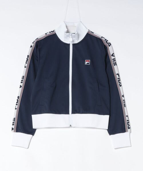 FILA（フィラ）の「《FILA》TRACK JACKET（ジャージ・レディース・ネイビー/アイボリー/ピンク・XL/L/M）」の2枚目の写真