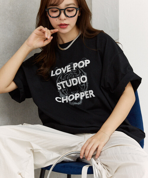 PUBLUX（パブリュクス）の「PUBLUX/パブリュクス ＜機能性素材＞CHOPPER アニマル プリント Tシャツ　限定展開（Tシャツ/カットソー・レディース・ピンク/ホワイト/ブラック・LARGE/MEDIUM/SMALL）」の17枚目の写真