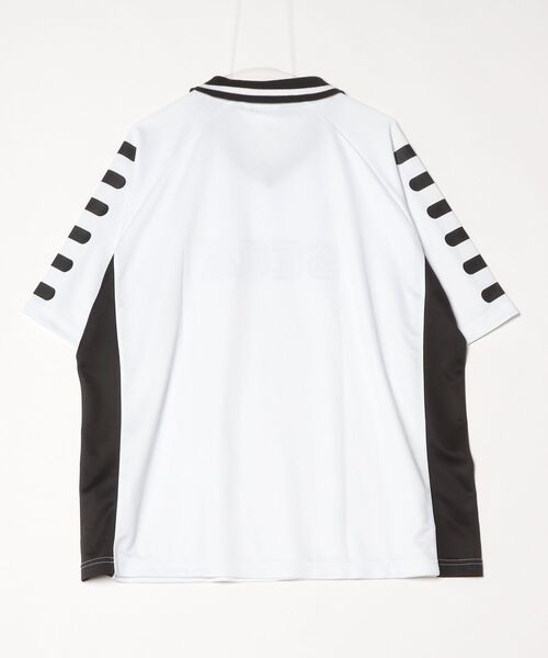FILA HERITAGE(フィラヘリテージ)の「FILA HERITAGE SEGA Vネック スキッパ Tシャツ 半袖(Tシャツ/カットソー・メンズ・ホワイト/ブルー・XL/L/M)」の9枚目の写真