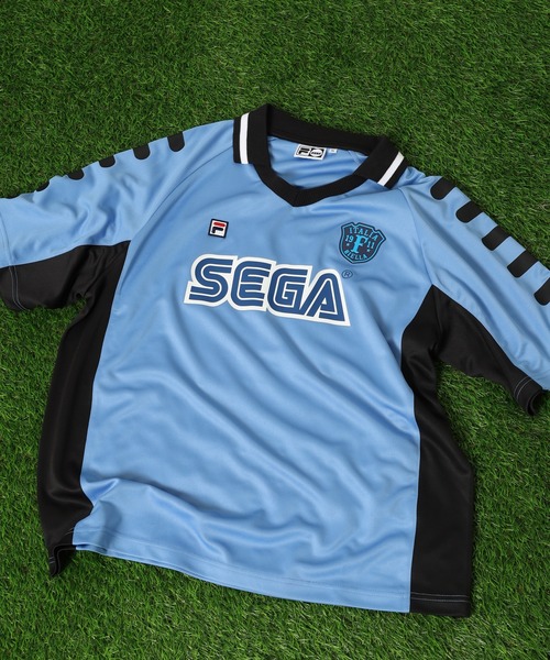 FILA HERITAGE(フィラヘリテージ)の「FILA HERITAGE SEGA Vネック スキッパ Tシャツ 半袖(Tシャツ/カットソー・メンズ・ホワイト/ブルー・XL/L/M)」の12枚目の写真