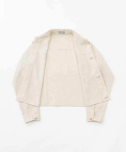 MACKINTOSH PHILOSOPHY(マッキントッシュ フィロソフィー)の「GREY LABEL 【HARLTON(ハールトン)】ドライタッチオックス(ブルゾン・レディース・ブラック/ベージュ・6/2/4)」の10枚目の写真